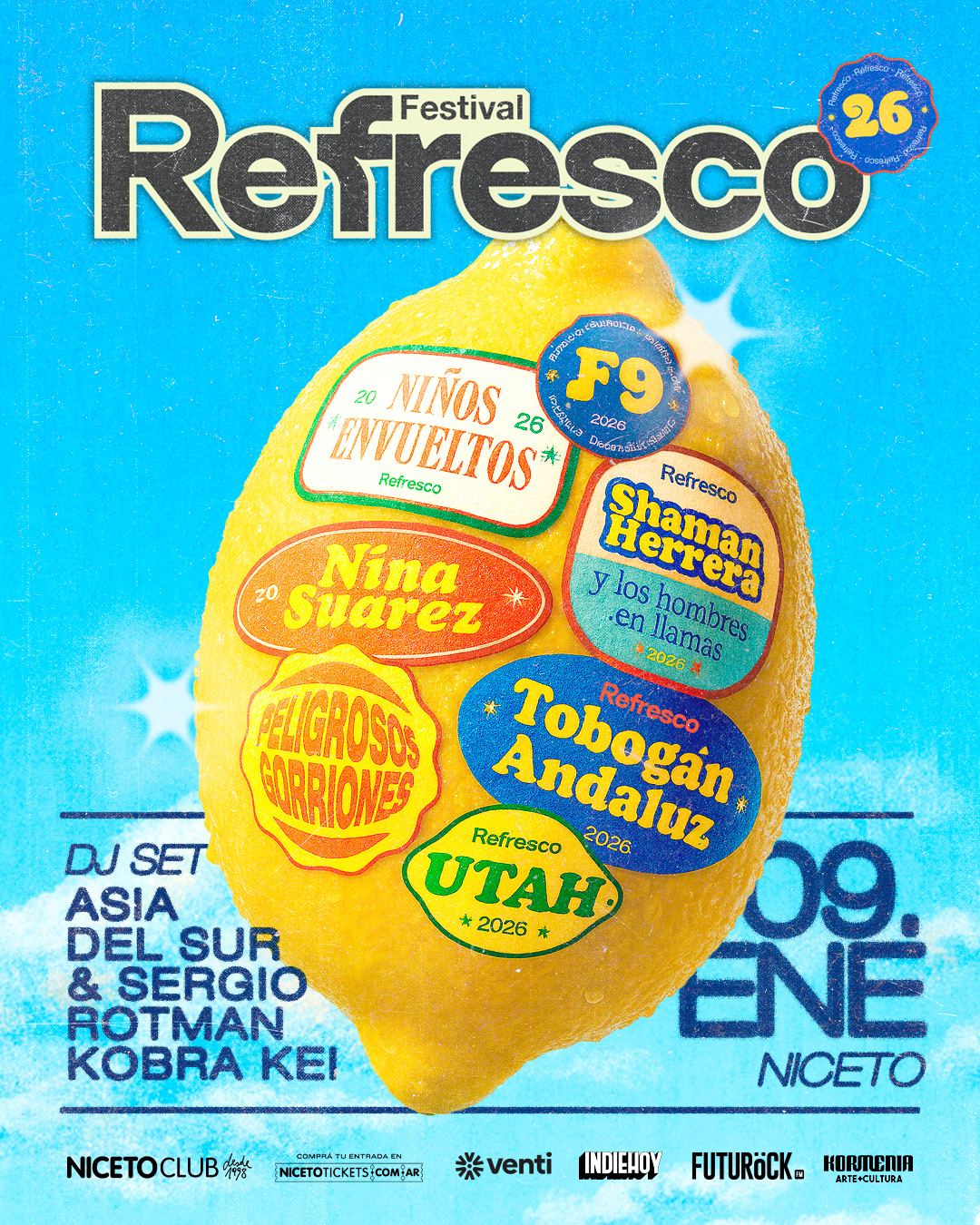 Festival Refresco 2026 en Niceto Club